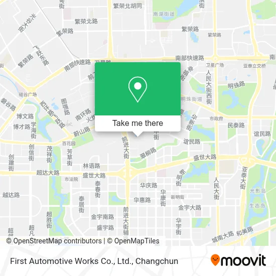First Automotive Works Co., Ltd. map