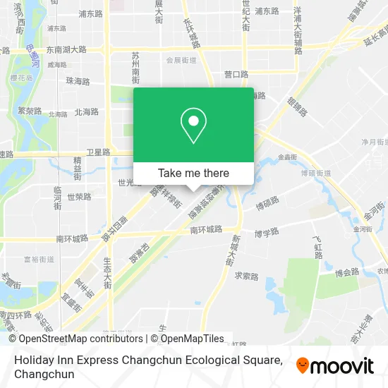 Holiday Inn Express Changchun Ecological Square map