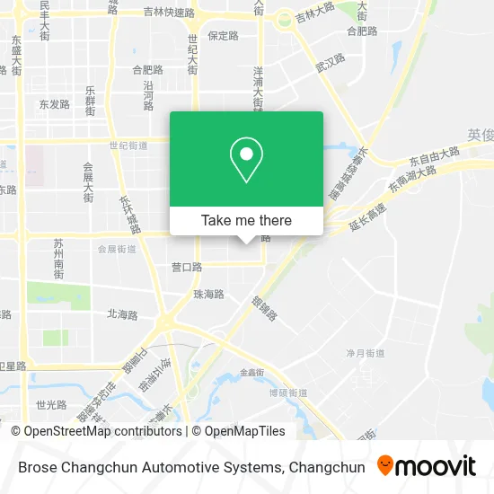 Brose Changchun Automotive Systems map