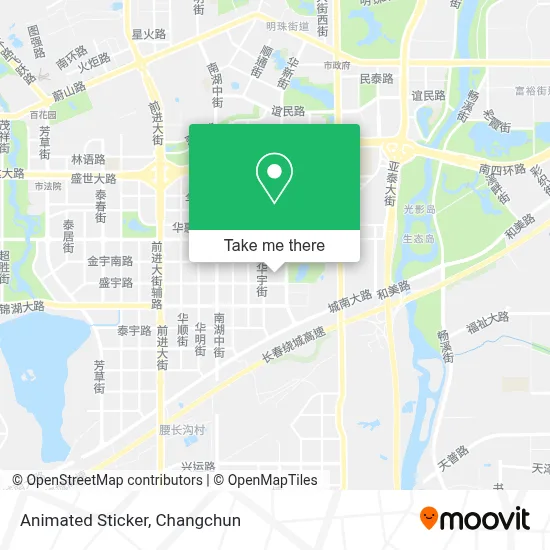Animated Sticker map