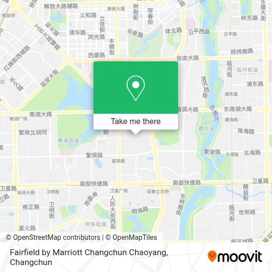 Fairfield by Marriott Changchun Chaoyang map