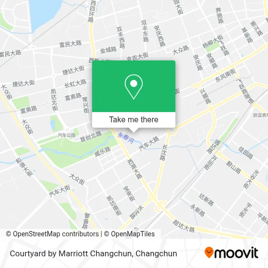 Courtyard by Marriott Changchun map
