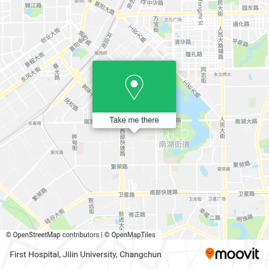 First Hospital, Jilin University map
