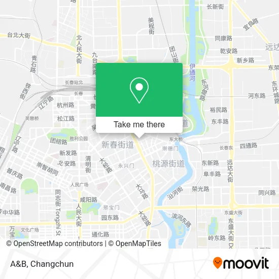A&B map