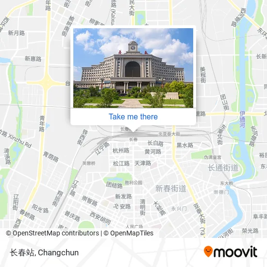 长春站 map