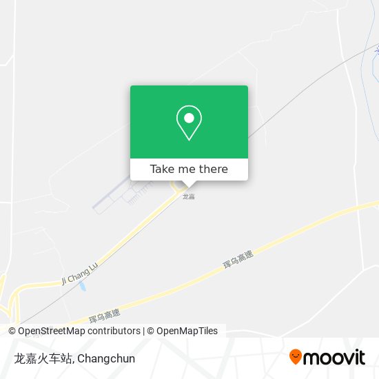 龙嘉火车站 map