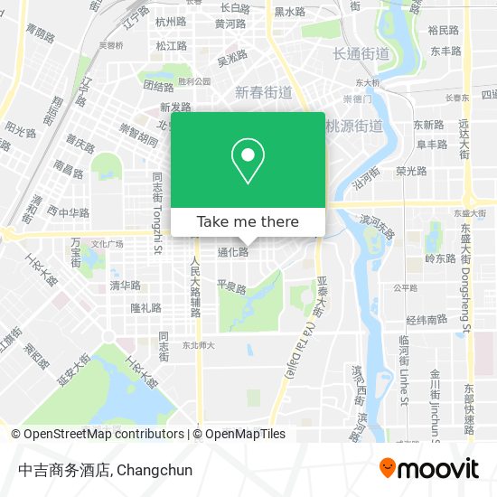 中吉商务酒店 map