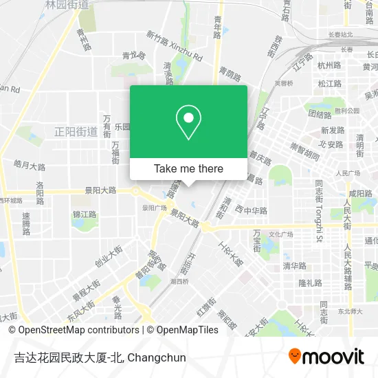 吉达花园民政大厦-北 map