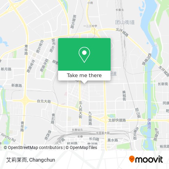 艾莉莱而 map