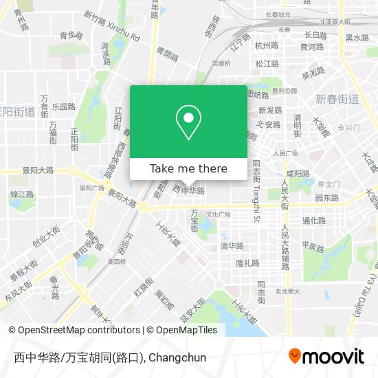 西中华路/万宝胡同(路口) map