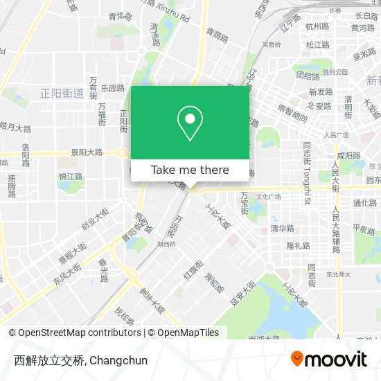 西解放立交桥 map