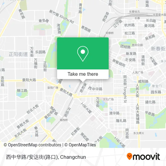 西中华路/安达街(路口) map