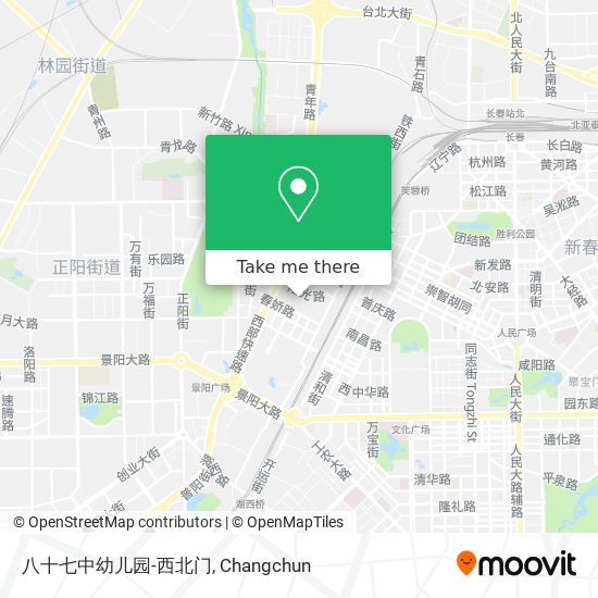 八十七中幼儿园-西北门 map