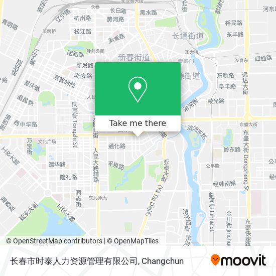 长春市时泰人力资源管理有限公司 map