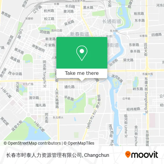 长春市时泰人力资源管理有限公司 map