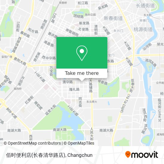 佰时便利店(长春清华路店) map