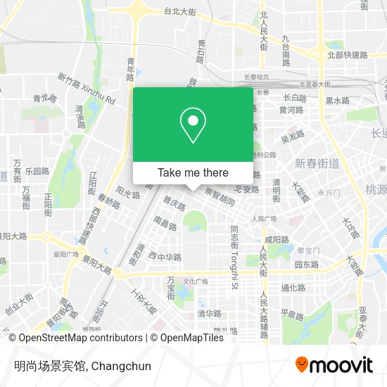 明尚场景宾馆 map