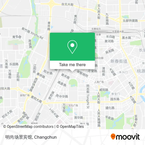 明尚场景宾馆 map