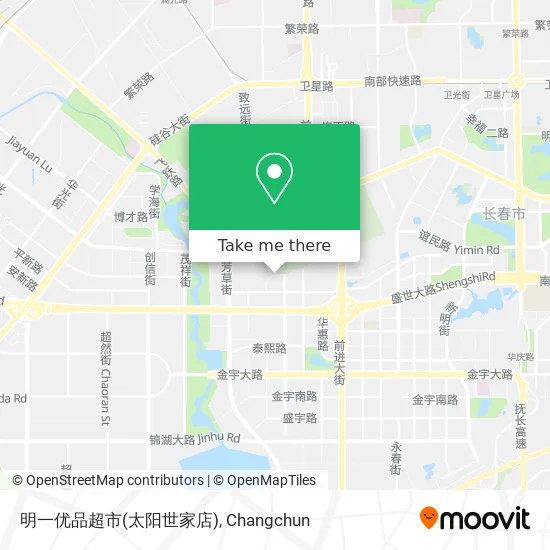 明一优品超市(太阳世家店) map