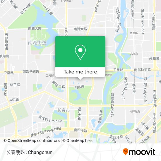 长春明珠 map