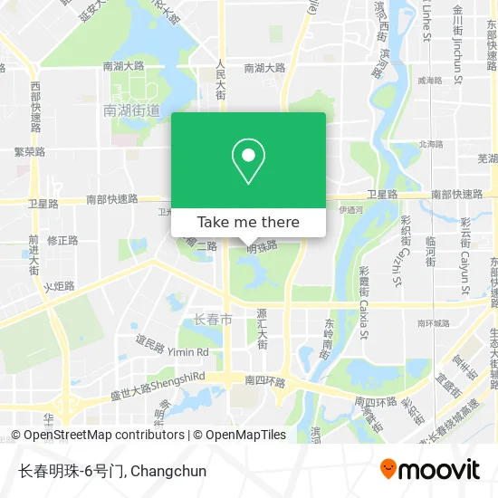 长春明珠-6号门 map