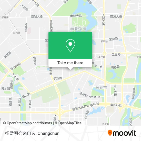 招爱明会来自选 map