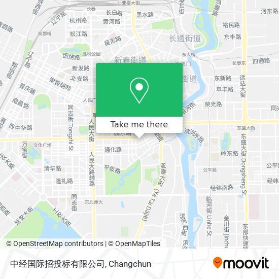 中经国际招投标有限公司 map