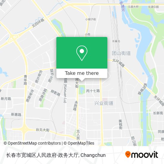 长春市宽城区人民政府-政务大厅 map