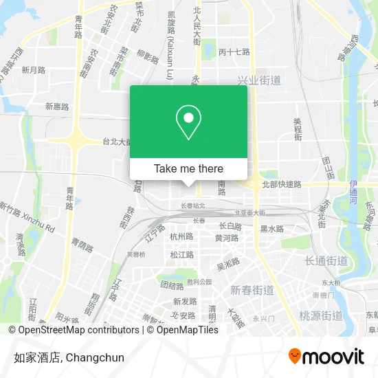 如家酒店 map