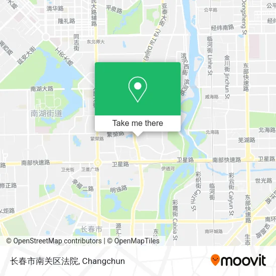 长春市南关区法院 map