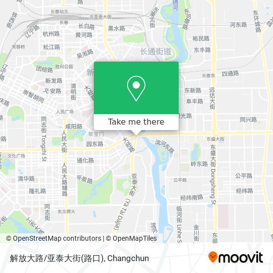 解放大路/亚泰大街(路口) map