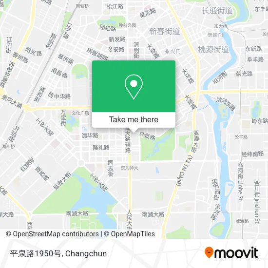 平泉路1950号 map