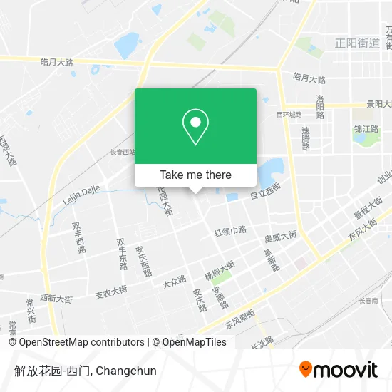 解放花园-西门 map