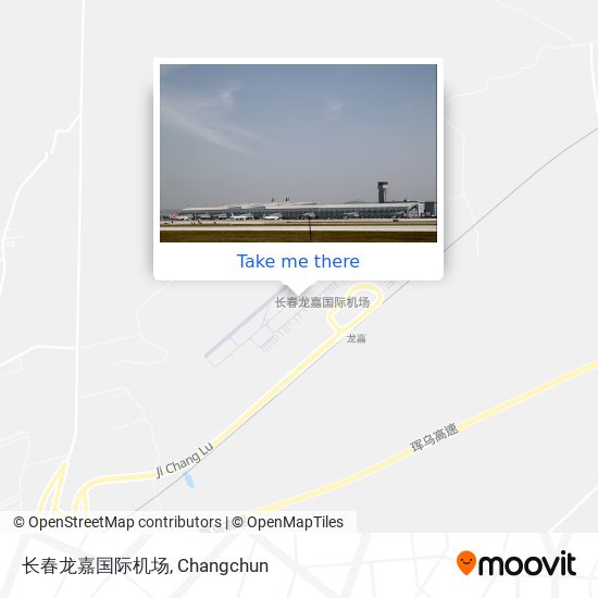 长春龙嘉国际机场 map