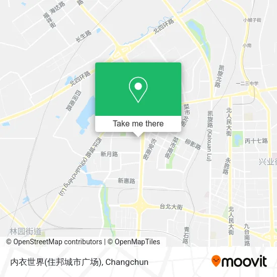 内衣世界(住邦城市广场) map