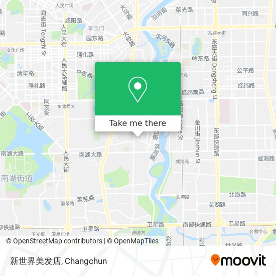 新世界美发店 map