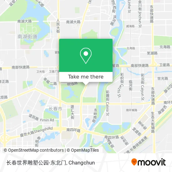 长春世界雕塑公园-东北门 map