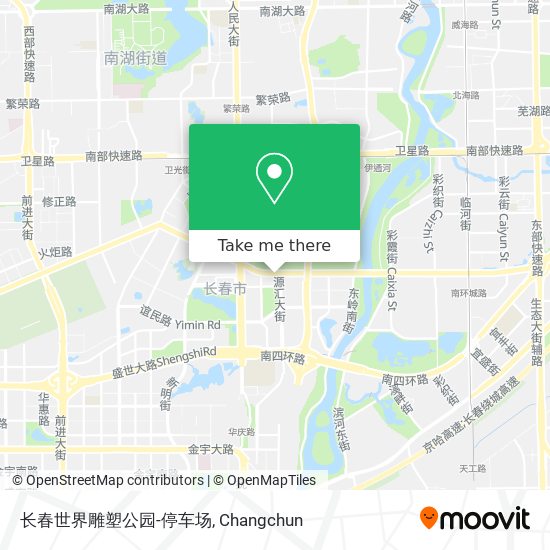 长春世界雕塑公园-停车场 map