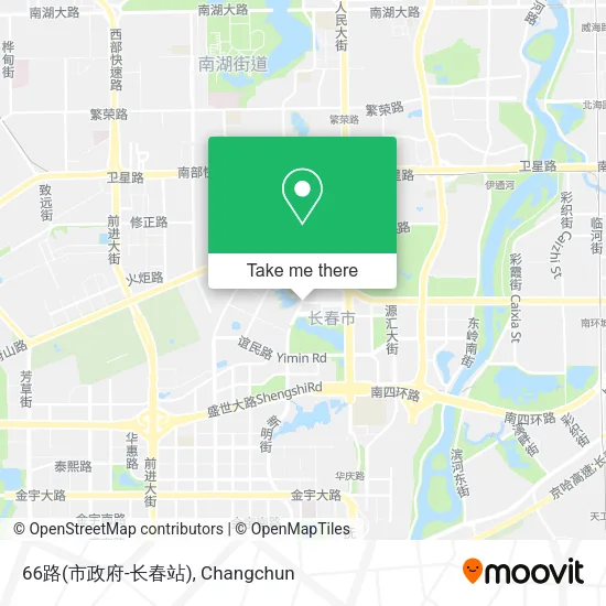 66路(市政府-长春站) map