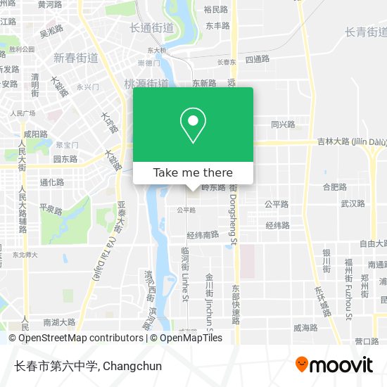 长春市第六中学 map