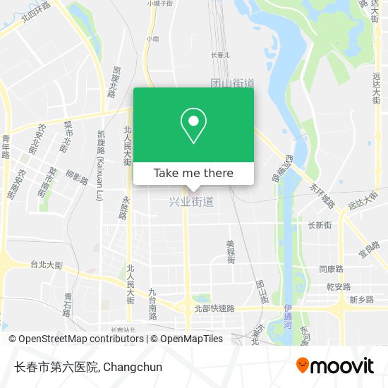 长春市第六医院 map