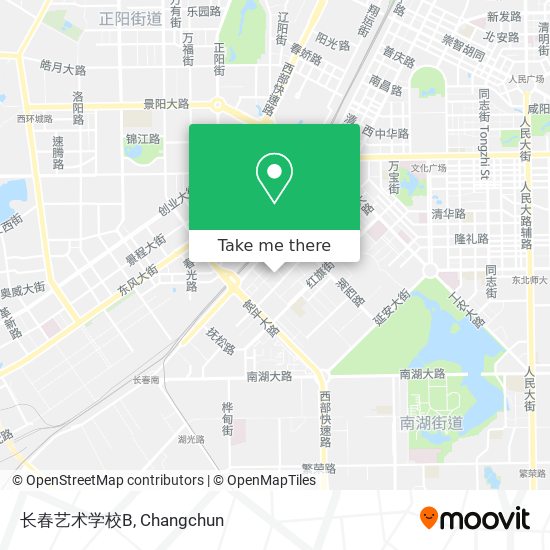 长春艺术学校B map