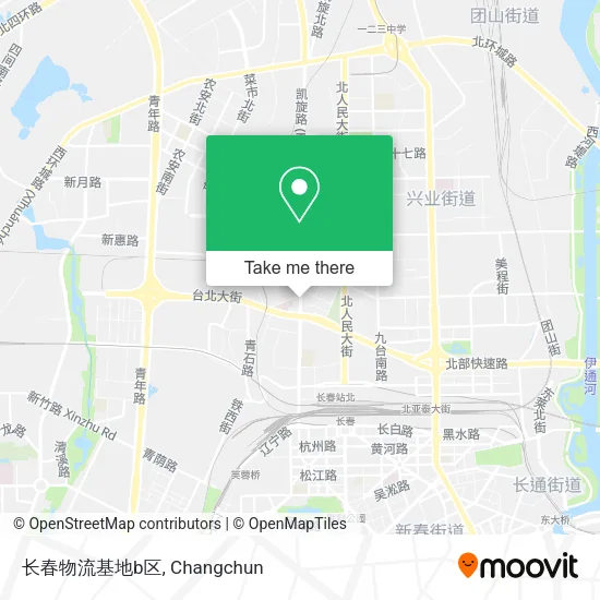 长春物流基地b区 map
