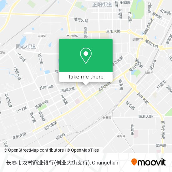 长春市农村商业银行(创业大街支行) map