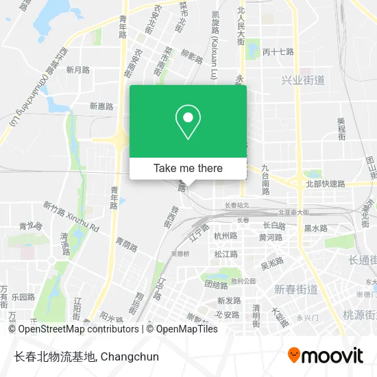 长春北物流基地 map