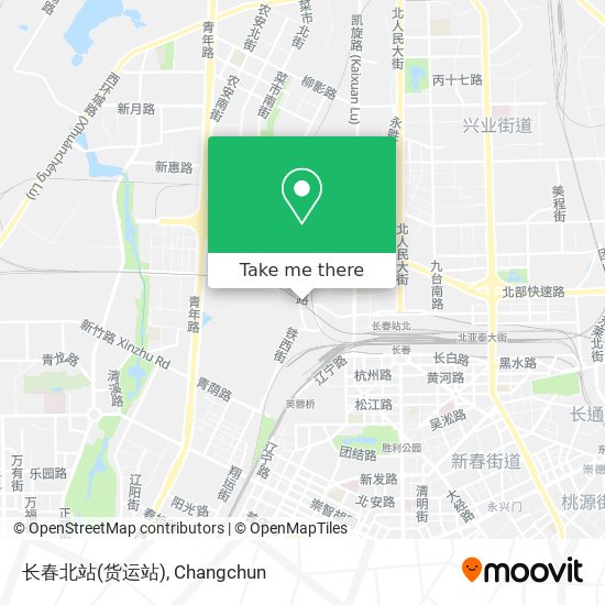 长春北站(货运站) map