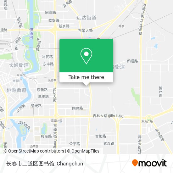 长春市二道区图书馆 map