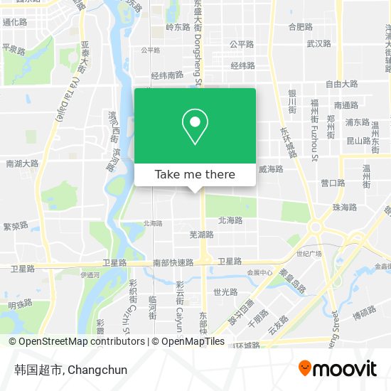 韩国超市 map