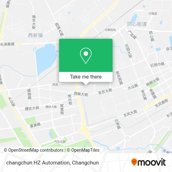 changchun HZ Automation map