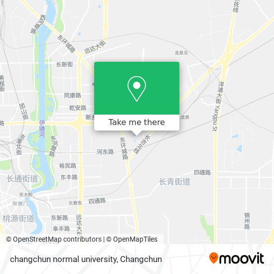 changchun normal university map